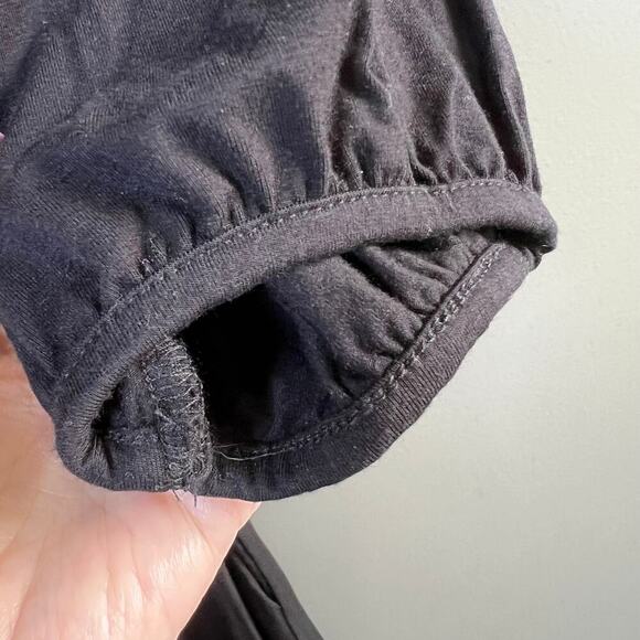 Draper James Tie-Front Fit & Flare Black Dress Size Large - Picture 8 of 10